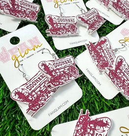 Fan Glam Fan Glam Schooner Acrylic Dangles