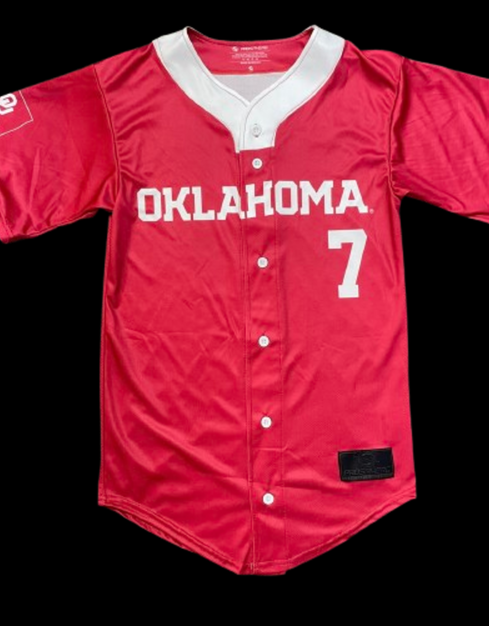 Prosphere Unisex #7 Pickering OU Crimson Softball Jersey