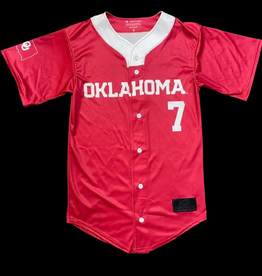 Prosphere Unisex #7 Pickering OU Crimson Softball Jersey