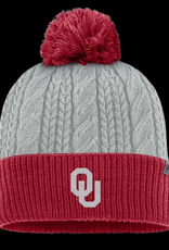 TOW Womens Sooners Becca Cable Knit Beanie