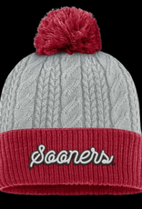 TOW Womens Sooners Becca Cable Knit Beanie