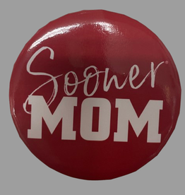 WinCraft OU Sooner Mom Button 3"