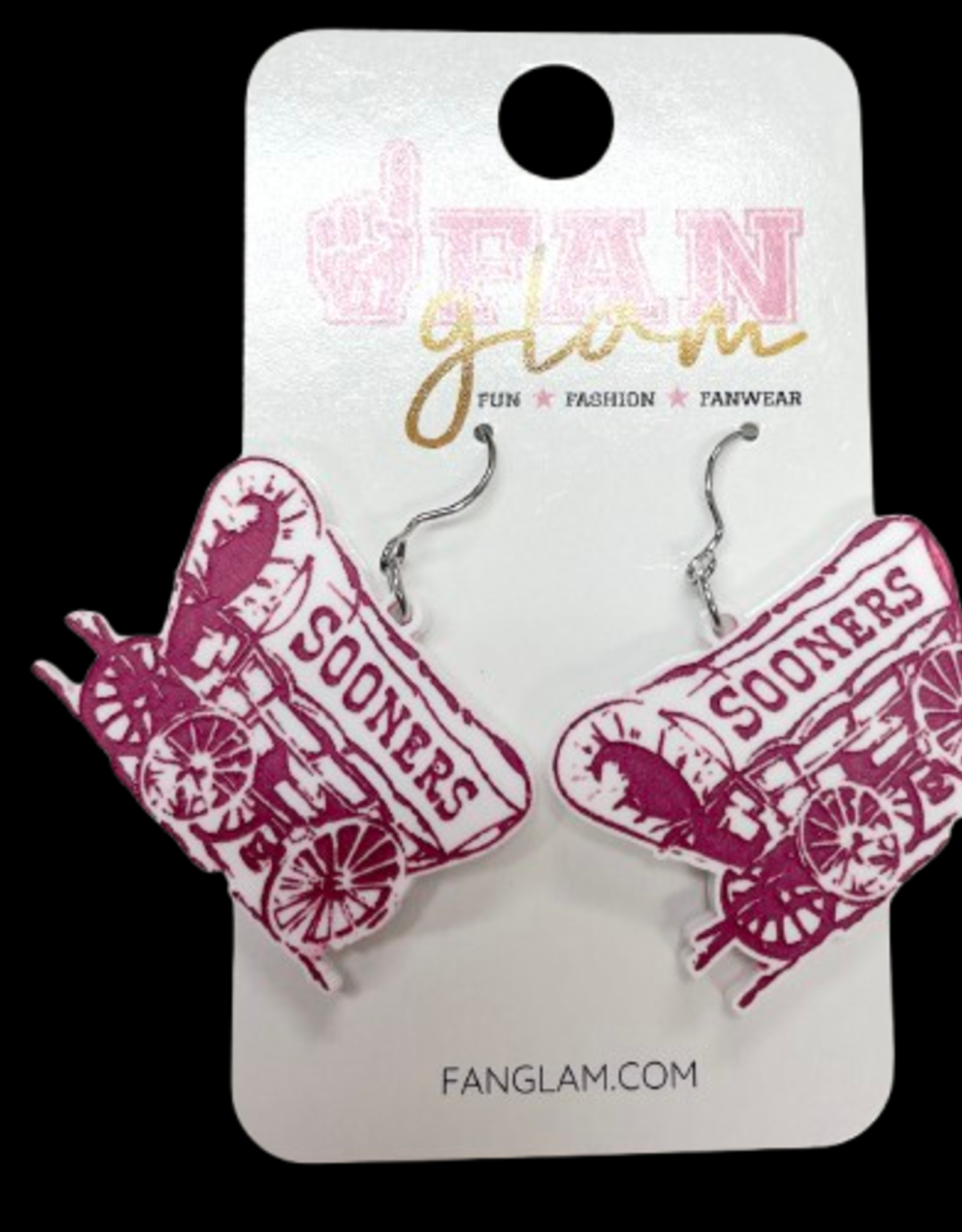 Fan Glam Fan Glam Schooner Acrylic Dangles
