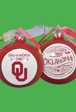 Magnolia Lane Cermamic Oklahoma Scroll Ornament Magnolia Lane Cermamic Oklahoma Scroll Ornament