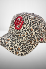 '47 Brand Women's '47 Brand OU Lisa Leopard Print Adjustable Clean Up Cap