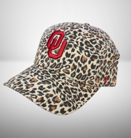 '47 Brand Women's '47 Brand OU Lisa Leopard Print Adjustable Clean Up Cap