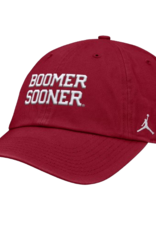 Jordan Jordan Boomer Sooner Crimson Unstructured Adjustable Club Cap