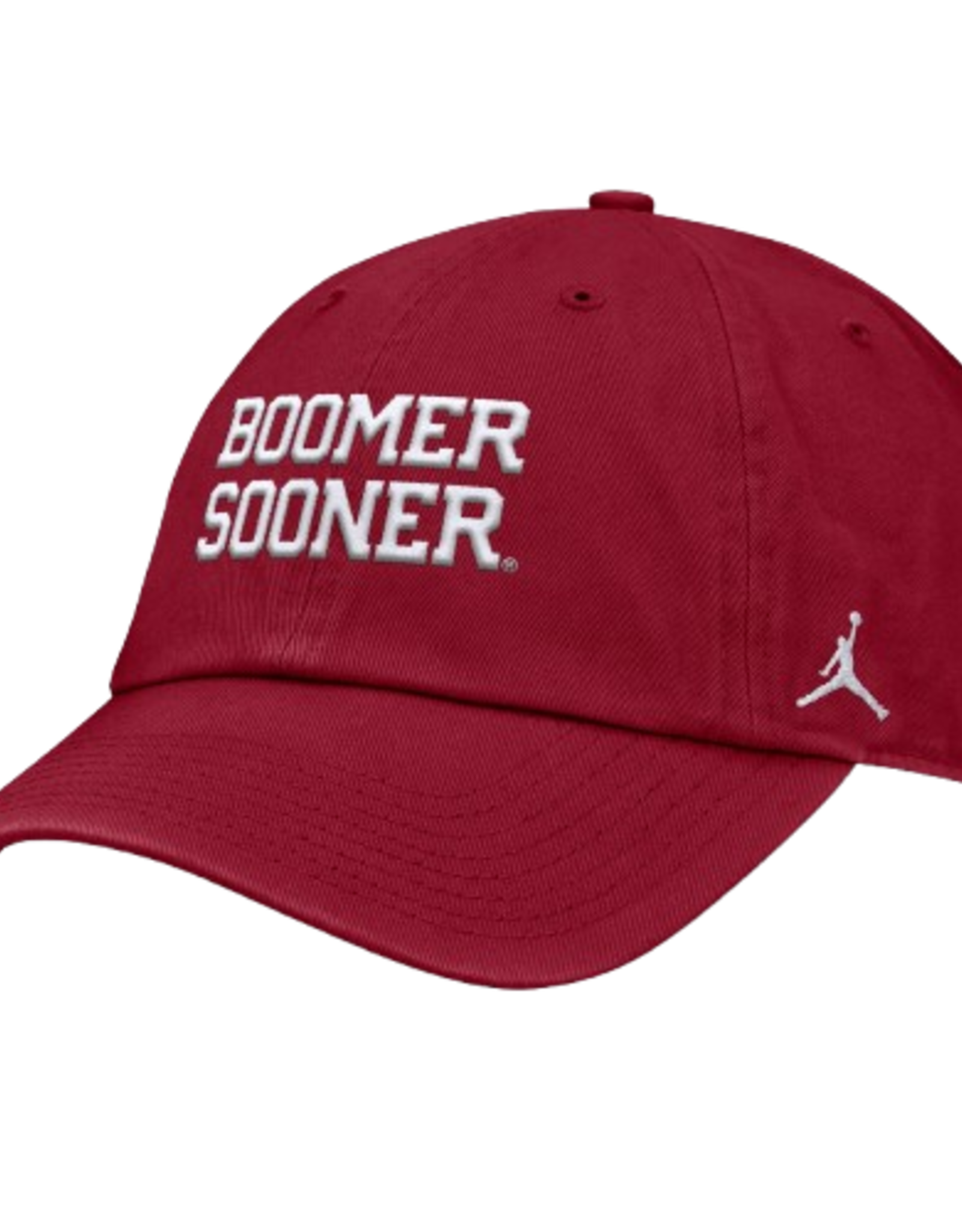 Jordan Jordan Boomer Sooner Crimson Unstructured Adjustable Club Cap