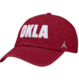 Jordan Jordan OKLA Crimson Local Unstructured Adjustable Club Cap