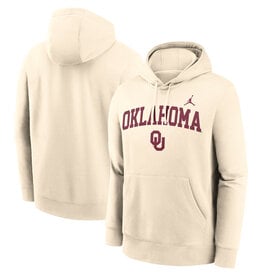 Jordan Men's Jordan Oklahoma OU Natural Club Fleece Hoodie