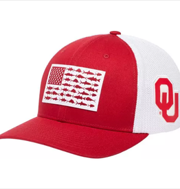 Columbia Men's Columbia PFG Mesh OU Fish Flag Ball Cap