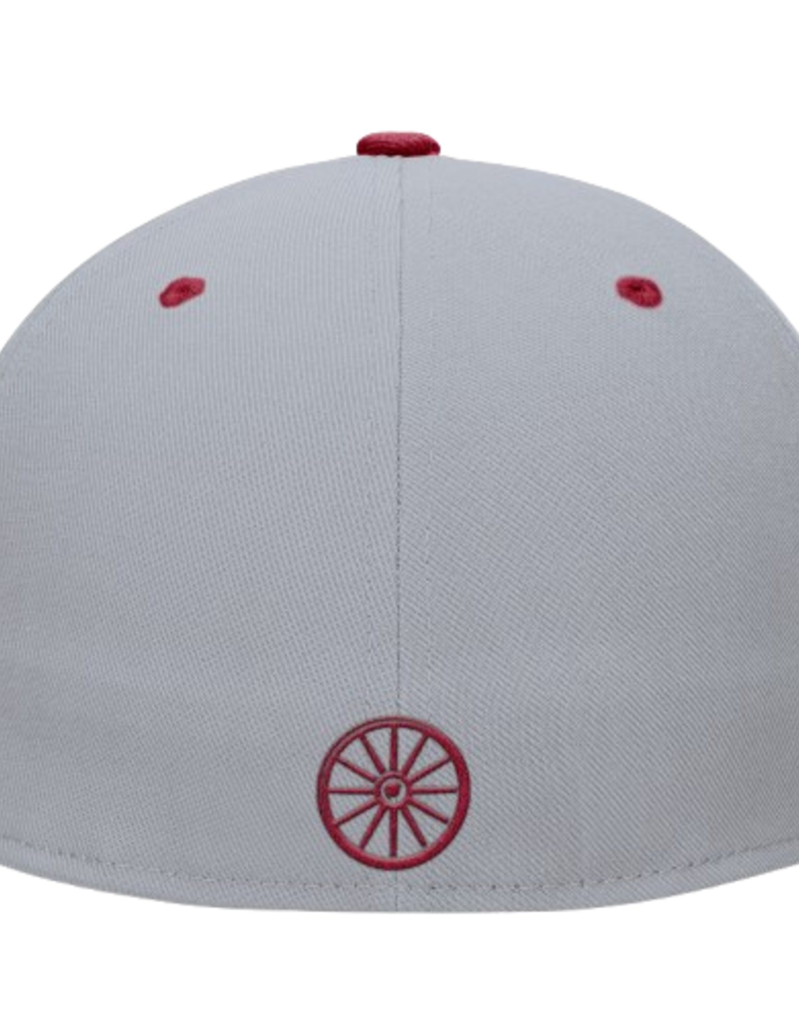 Nike Nike OU Baseball Wolf Gray Dri-Fit True Structured Round Bill Fitted Cap