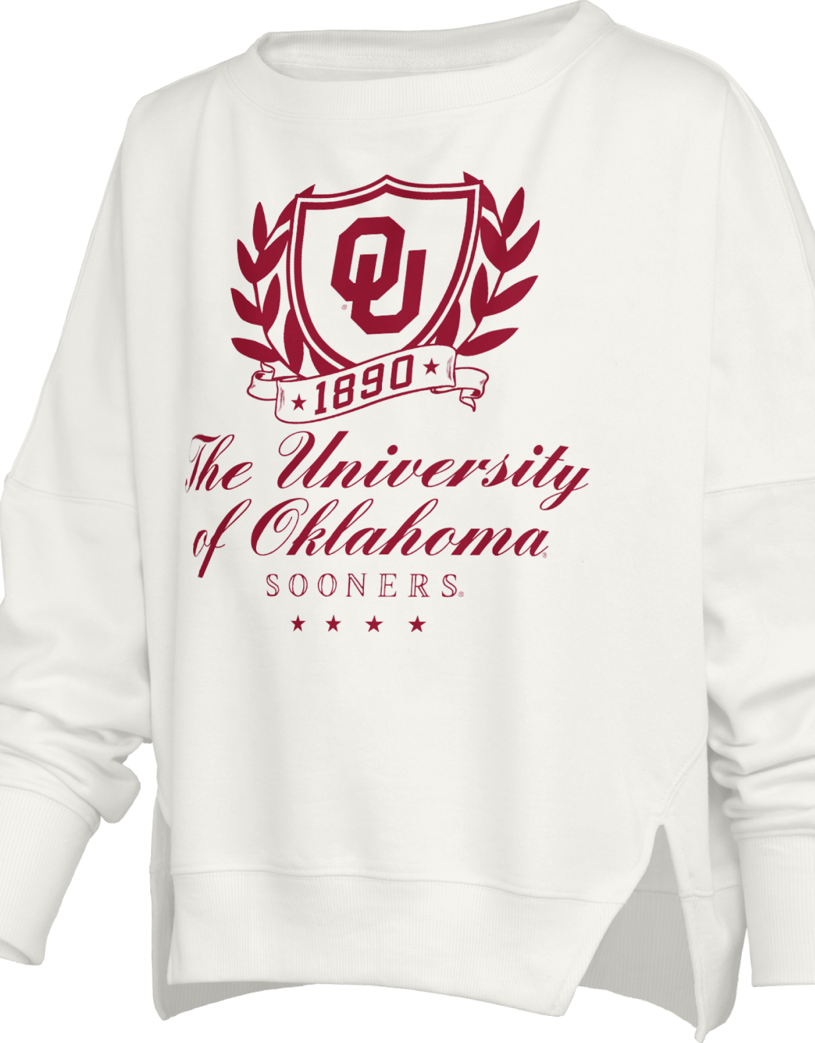 Pressbox Women's OU "Field Day" Oversized Fleece