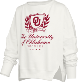 Pressbox Women's OU "Field Day" Oversized Fleece