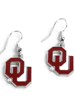 Aminco Crimson OU Dangle Earrings