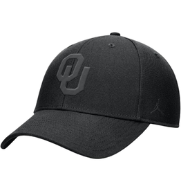 Nike Jordan Tonal OU Black Structured Adjustable Club Cap