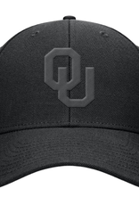 Nike Jordan Tonal OU Black Structured Adjustable Club Cap Nike Jordan Tonal OU Black Structured Adjustable Club Cap