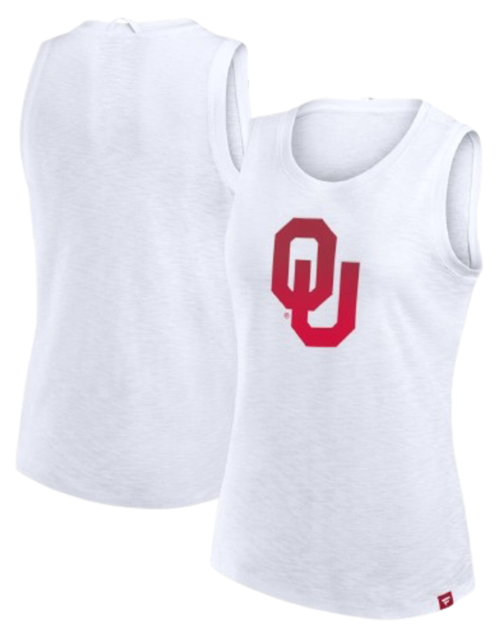 Fanatics Women's OU White Activate Slub Tank