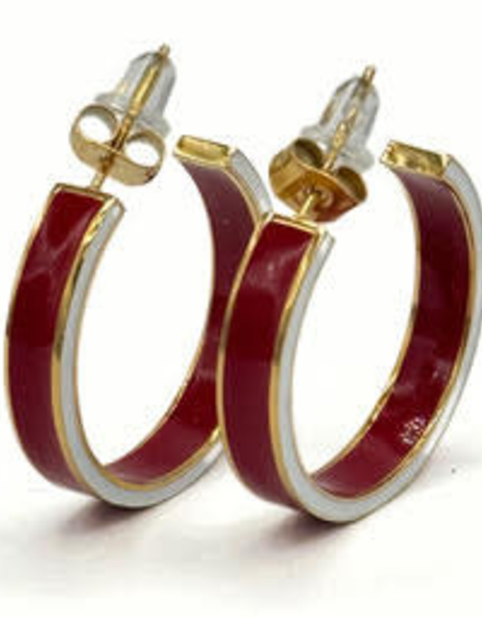 Color Shout Color Shout 50/50 School Colors Enamel Hoops