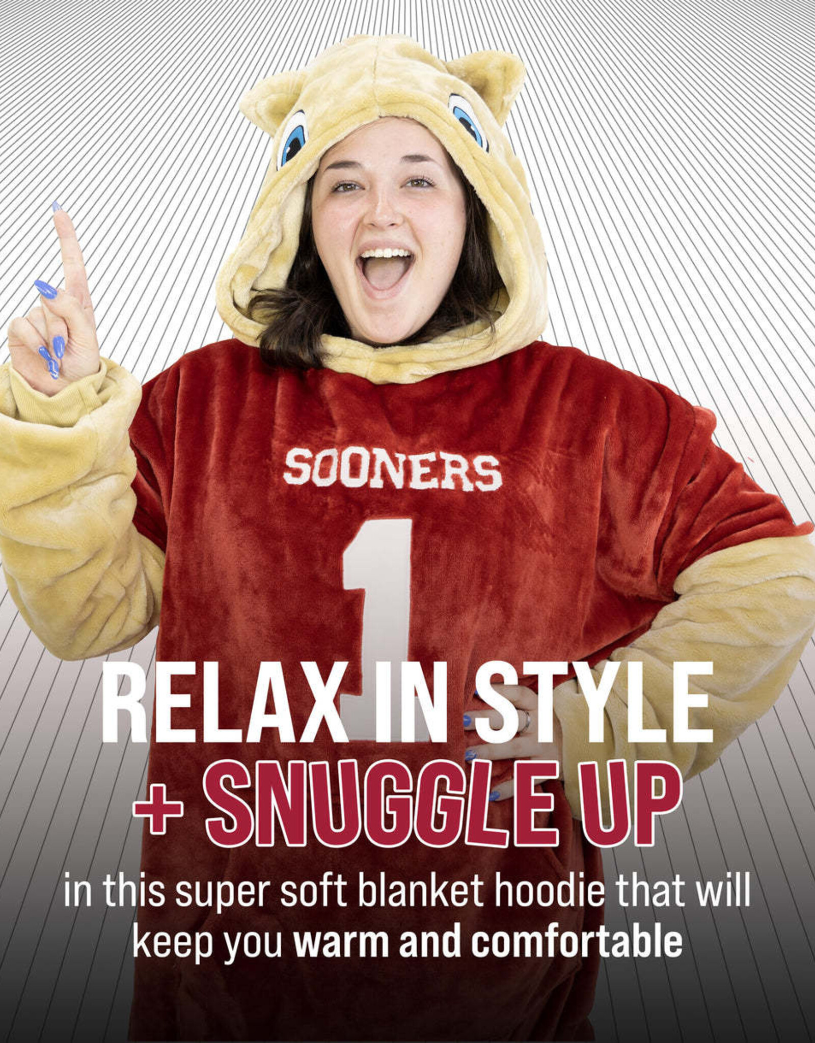 Orange Onions Boomer Snugible 2-in-1 Blanket Hoodie & Pillow