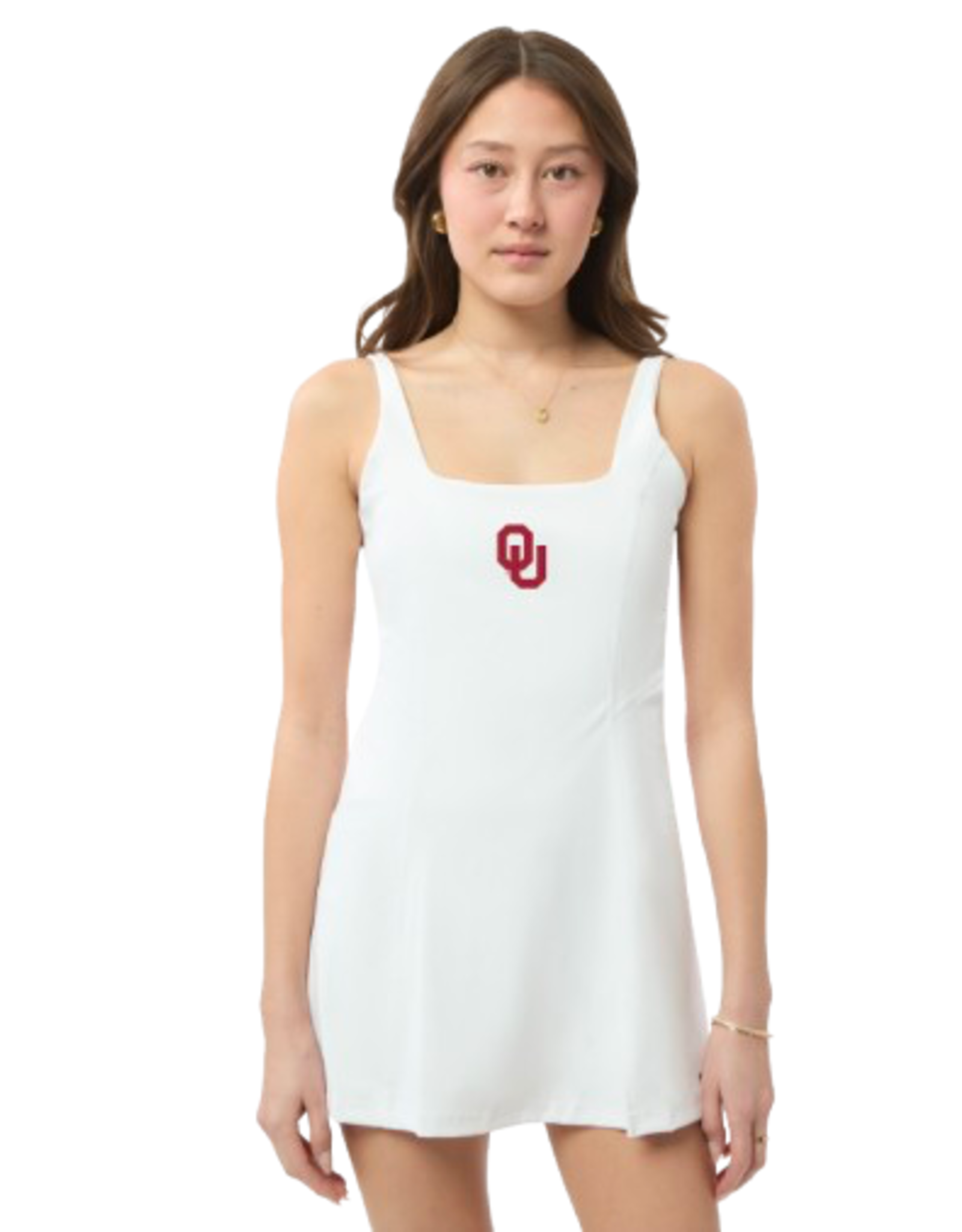 Hype & Vice Women's White OU Active Mini Dress
