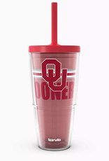 Tervis 24oz Oklahoma Sooners Go the Distance Straw Lid Tumbler