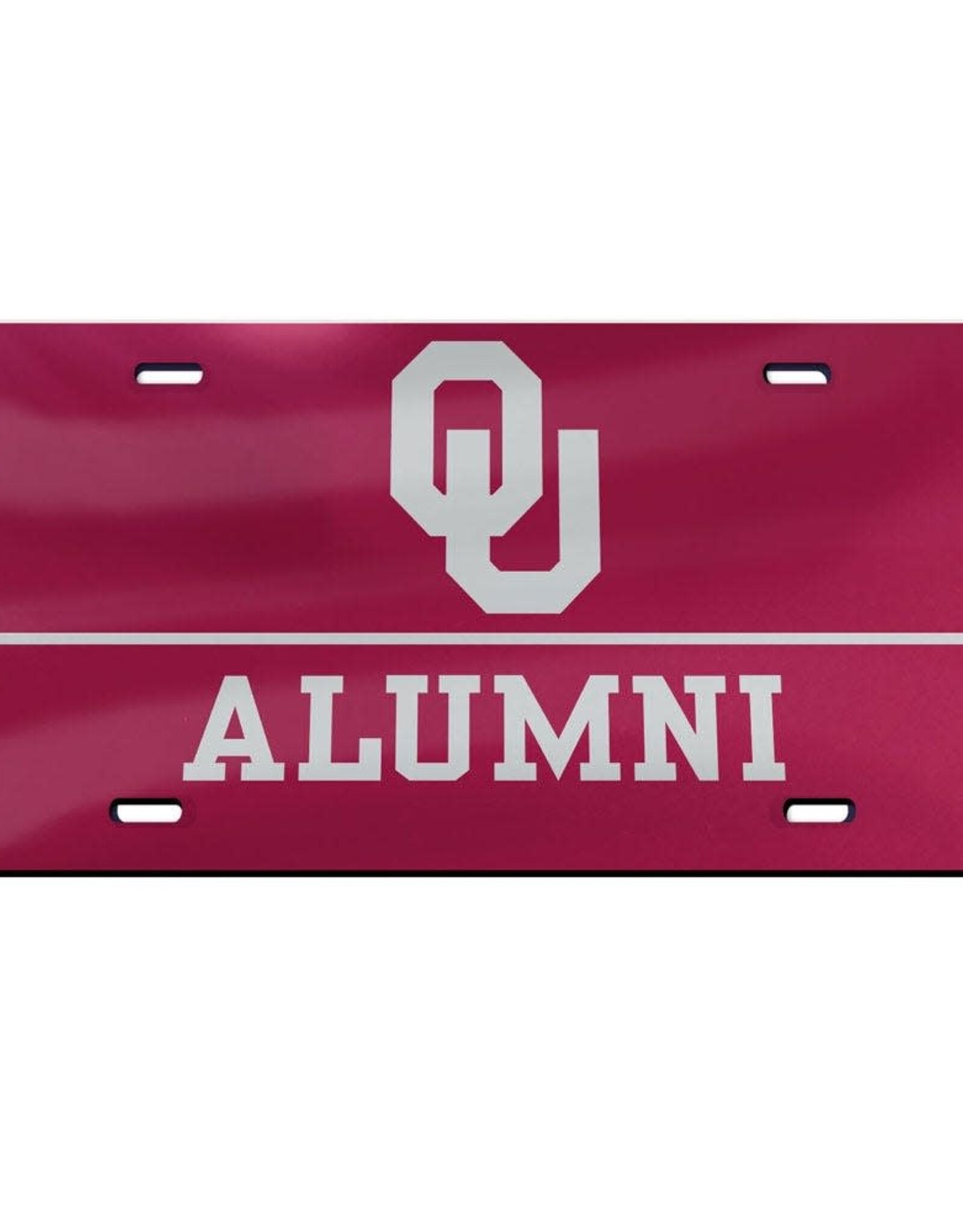 WinCraft Crimson OU Alumni Bar License Plate Bar 6