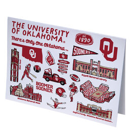 Overly Oklahoma Sooners Impressions  Notecards (10pk)