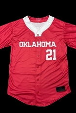 Prosphere Unisex #21 Landry OU Crimson Softball Jersey