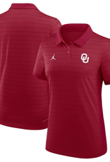 Jordan Women's Jordan Crimson OU Victory Stripe Polo