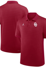Jordan Men's Jordan Brand Crimson Stripe OU Victory Polo