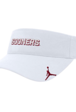 Jordan Jordan Sooners On Field White Ace Practice Visor