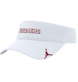 Jordan Jordan Sooners On Field White Ace Practice Visor