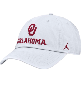 Jordan Jordan White OU Sooners On Field Gameday Unstructured Club Cap