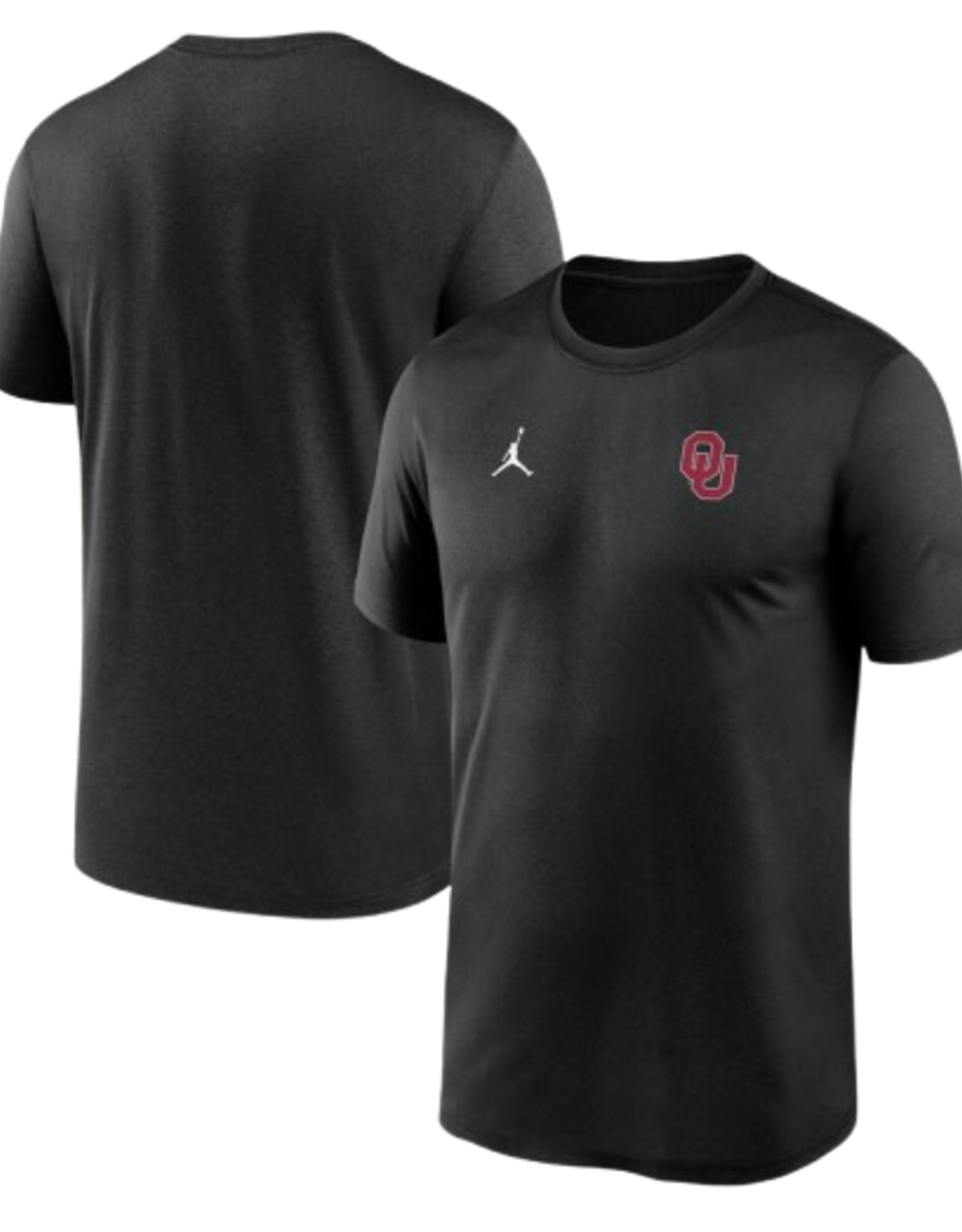 Jordan Men's Jordan OU Small Logo Black Legend Tee