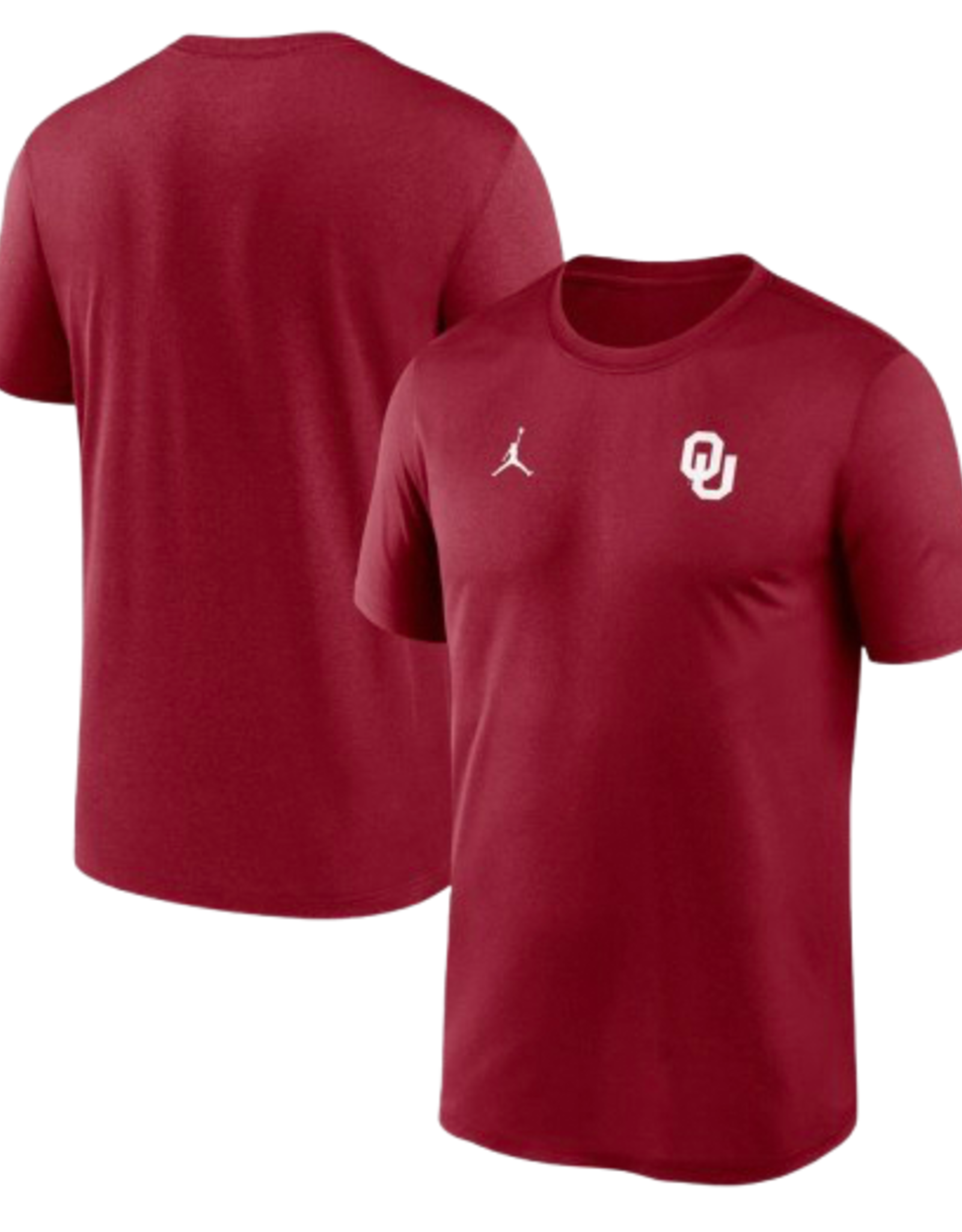 Jordan Men's Jordan OU Small Logo Crimson Legend Tee