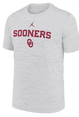 Jordan Men's Jordan White Sooners OU Velocity Legend Tee