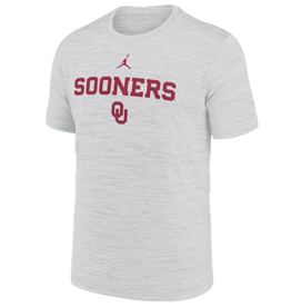 Jordan Men's Jordan White Sooners OU Velocity Legend Tee