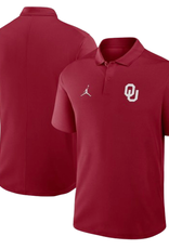 Jordan Men's Jordan OU Solid Crimson Victory Polo