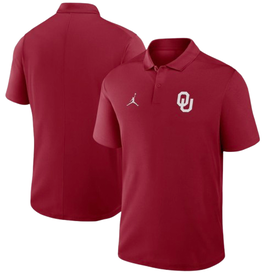 Jordan Men's Jordan OU Solid Crimson Victory Polo