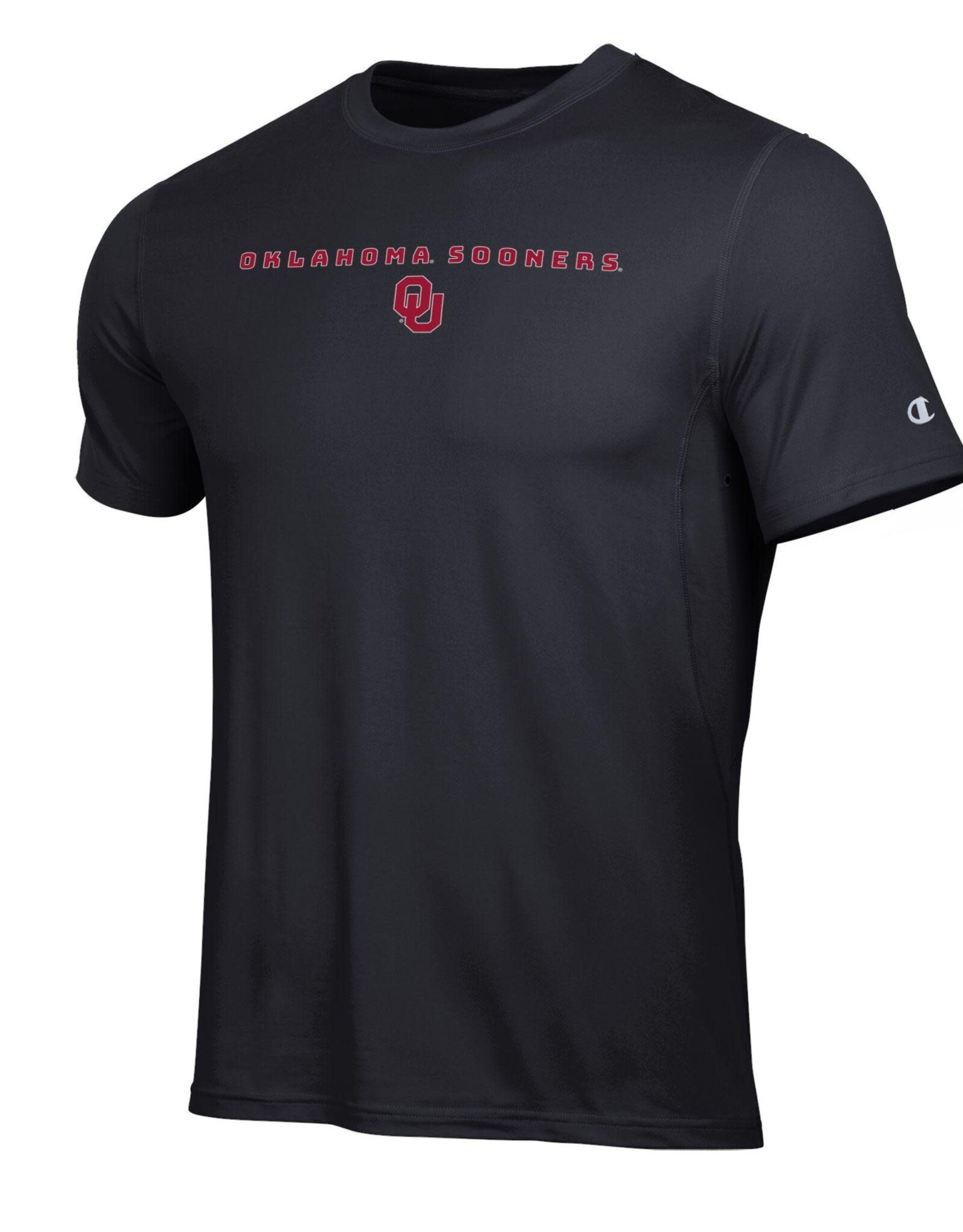 Champion Men's OU OK Sooners Black Athletic Soft Touch Tee