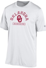 Champion Men's Oklahoma OU Sooners White Athletic Tee