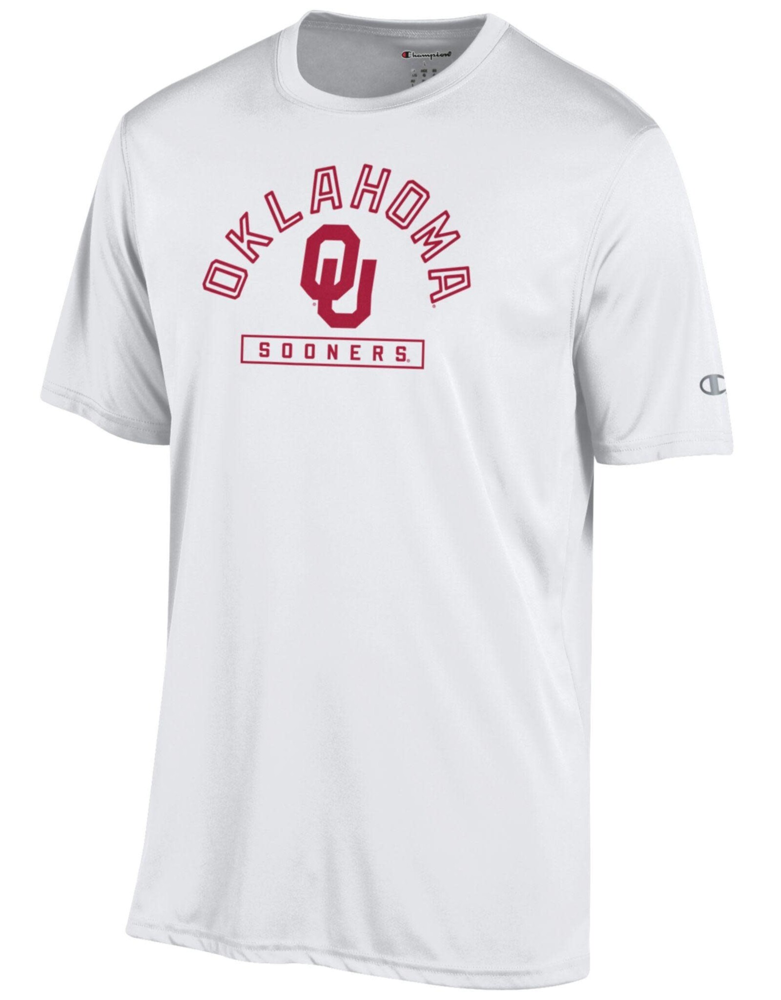 Champion Men's Oklahoma OU Sooners White Athletic Tee