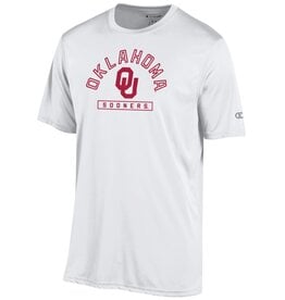 Champion Men's Oklahoma OU Sooners White Athletic Tee