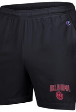 Champion Men's Oklahoma OU Black 5" Woven Short
