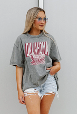 Gameday Couture Sooners Solid Defense Oversized Tee