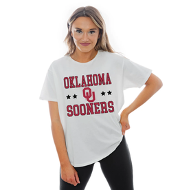 Gameday Couture Sooners To The Point Flowy Tee
