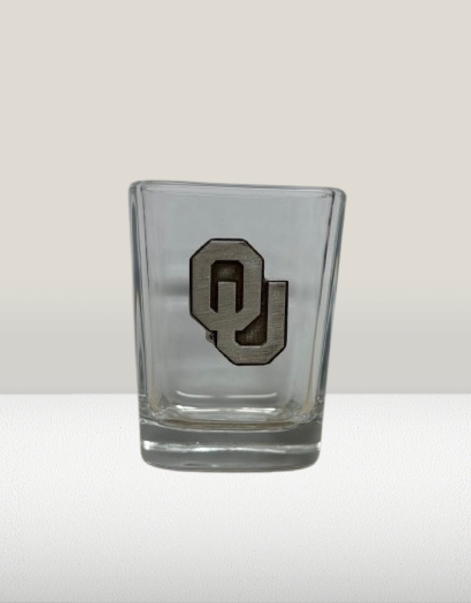 Sparta OU Pewter 2oz Square Shot Glass