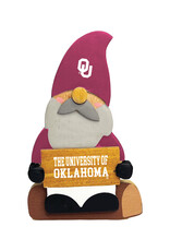 Spirit Products 4" OU Wooden Gnome Magnet