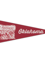 WinCraft Sooner Schooner Pennant (12"x30")